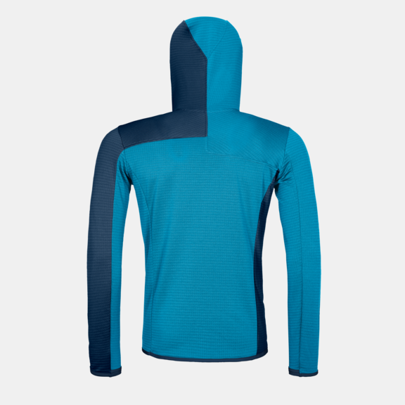 ORTOVOX FLEECE LIGHT GRID HOODED JKT M Hoodies ORTOVOX